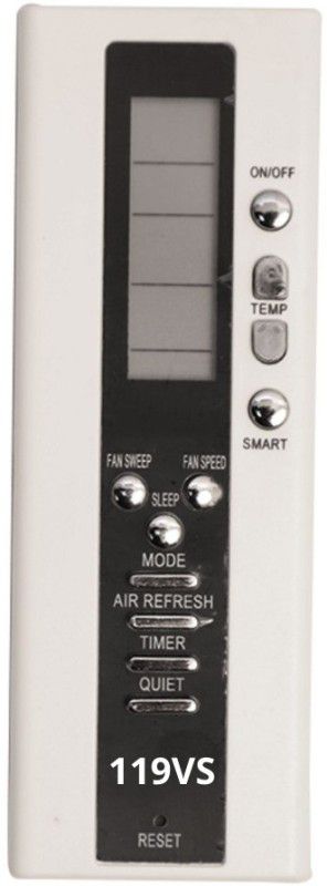 Upix SH-119VS AC Remote Compatible for Vestar AC (EXACTLY SAME REMOTE WILL ONLY WORK) Remote Controller  (White)