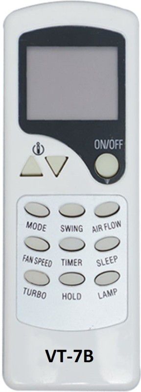 Upix SH-VT7B AC Remote Compatible for Voltas AC (EXACTLY SAME REMOTE WILL ONLY WORK) Remote Controller  (White)