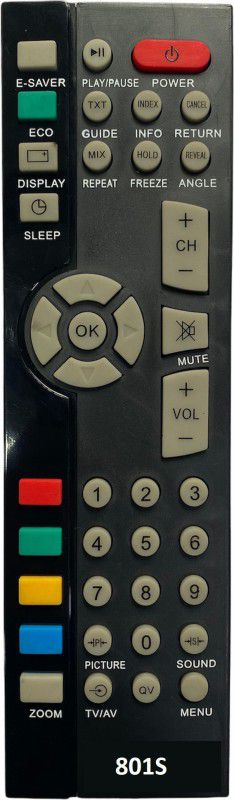 Upix SH-801S DTH (LCD Combined) Remote Compatible for Sansui DTH (LCD Combined) (EXACTLY SAME REMOTE WILL ONLY WORK) Remote Controller  (White)