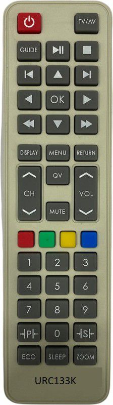 Upix SH-URC133K LCD/LED TV Remote Compatible for Koryo LCD/LED TV (EXACTLY SAME REMOTE WILL ONLY WORK) Remote Controller  (White)