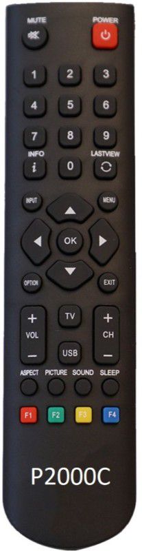 Upix SH-P2000C LCD/LED Remote Compatible for Panasonic LCD/LED (EXACTLY SAME REMOTE WILL ONLY WORK) Remote Controller  (Black)