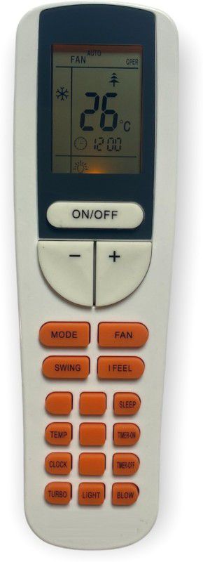Upix LT-133G (with Backlight) AC Remote Compatible for Intec AC (EXACTLY SAME REMOTE WILL ONLY WORK) Remote Controller  (White)