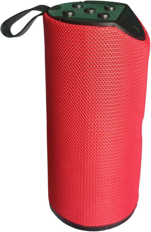 Aarjoric New Edition Ultra 3D High Bass A4 with Stereo bass sound M-211 Bluetooth Speaker 5 W Bluetooth Speaker  (Red, Stereo Channel)