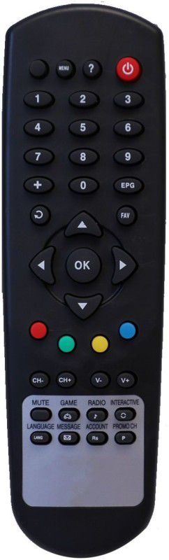 Upix 806 DTH Remote Compatible for Hathway Set Top Box (EXACTLY SAME REMOTE WILL ONLY WORK) Remote Controller  (Black)