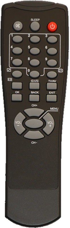 Upix 90384 LCD/LED TV Remote Compatible for Toshiba LCD/LED TV (EXACTLY SAME REMOTE WILL ONLY WORK) Remote Controller  (Black)