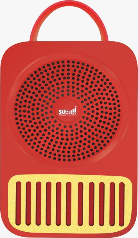 summore SPK-09 [RED] 5 W Bluetooth Party Speaker  (Yellow, 5 Way Speaker Channel)