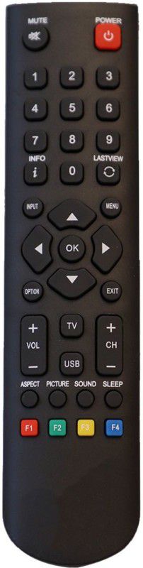 Upix ON2000C LCD/LED Remote Compatible for Akai LCD/LED (EXACTLY SAME REMOTE WILL ONLY WORK) Remote Controller  (Black)
