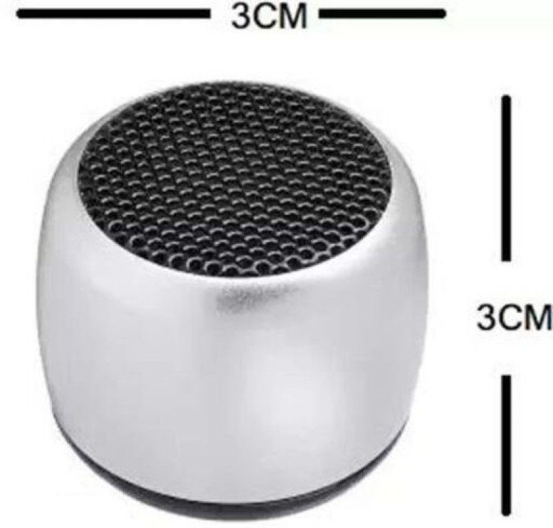 SOJUBA Coin Speaker| Bluetooth speaker| Stereo channel| Pocket Sized Speaker| Big Sound 5 W Bluetooth Speaker  (Silver, Stereo Channel)