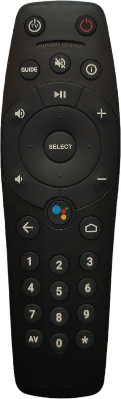 Upix 955-TS DTH Remote Compatible for Tata Play SD/HD/HD+/4K DTH Set Top Box Remote Controller  (Black)