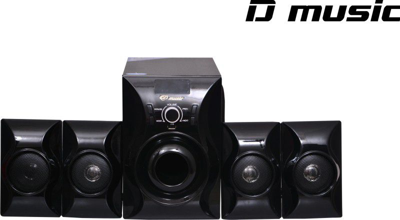 D music wave 85 W Bluetooth Home Theatre  (Black, 4.1 Channel)