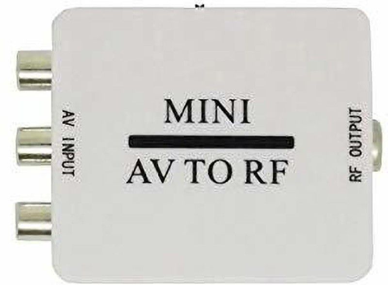 Etzin Mini AV2RF converter adapter(EPL-665VC)RF Video Adapter Media Streaming Device  (White)