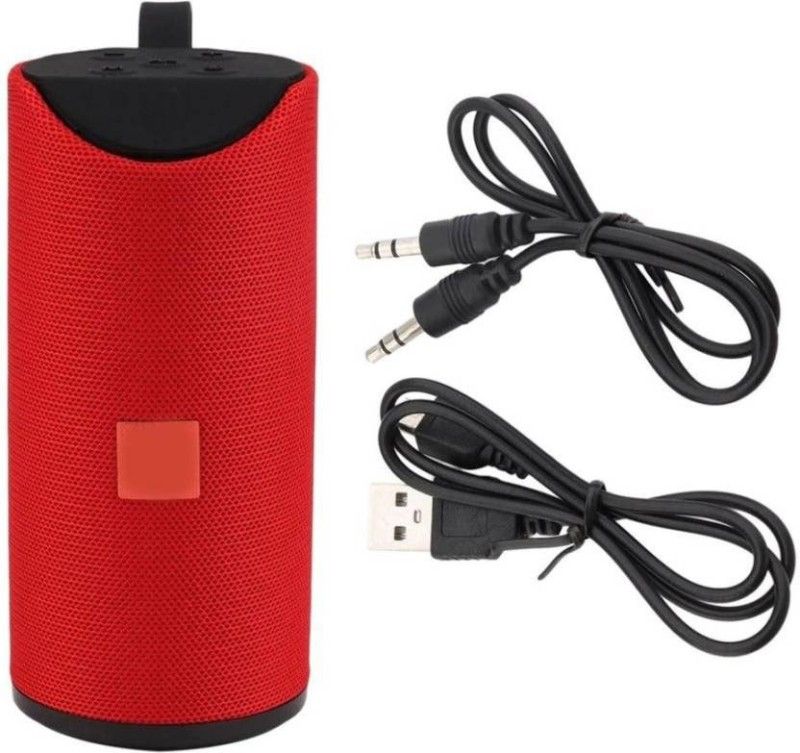YODNSO Ultra High Bass Power boost Sound Rechargeable Multimedia Portable Mobile Speaker 10 W Bluetooth Speaker  (Red, Stereo Channel)
