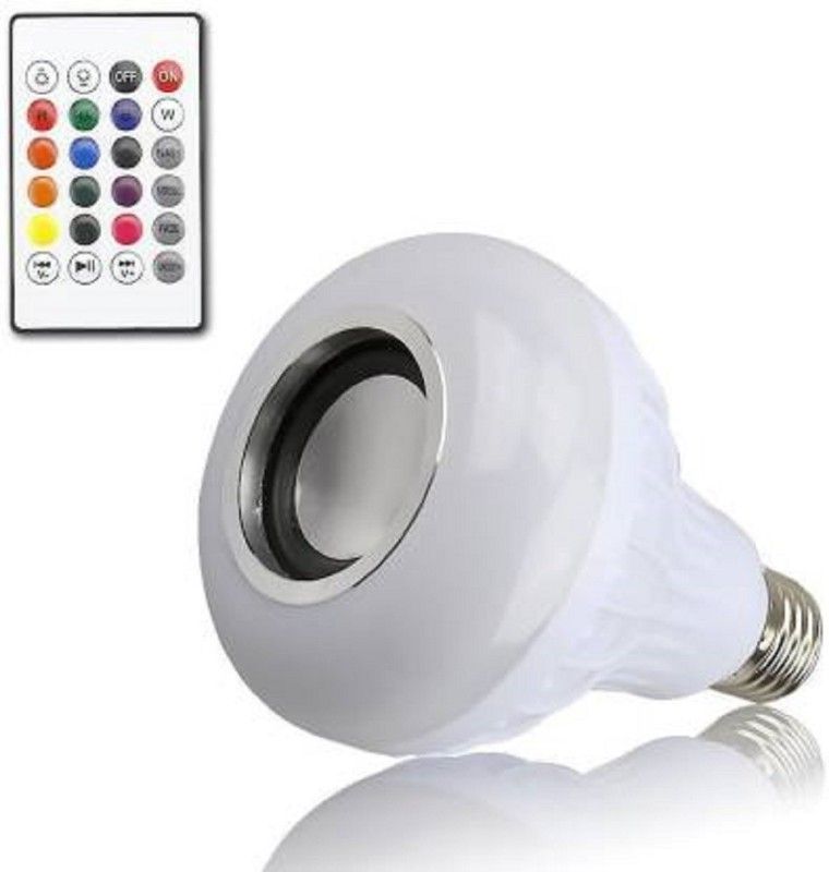 Triangle Ant LED Color Changing Bluetooth Music Light Bulb 2 W Bluetooth Speaker  (White, Stereo Channel)