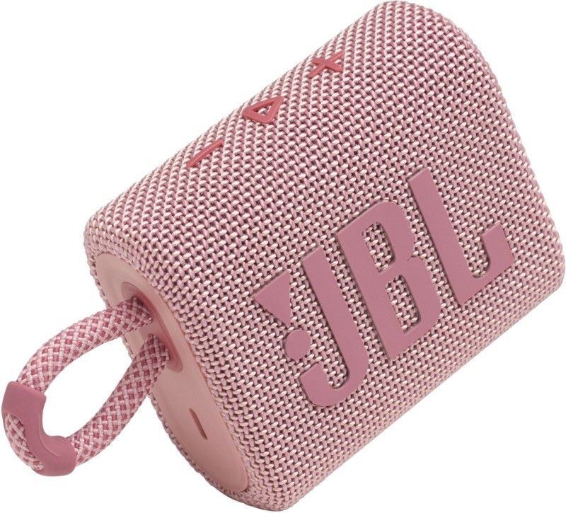 JBL GO 3 4.2 W Bluetooth Speaker  (Pink, Mono Channel)