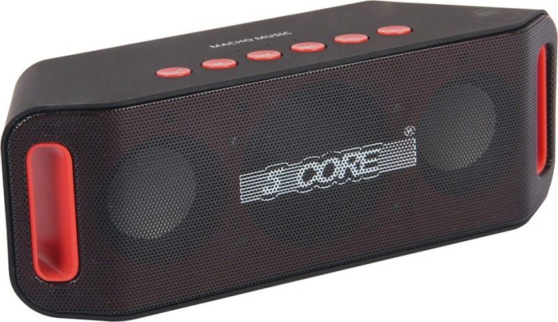 5 CORE MACHO MUSIC 3 W Portable Bluetooth Laptop/Desktop Speaker  (Black, Stereo Channel)