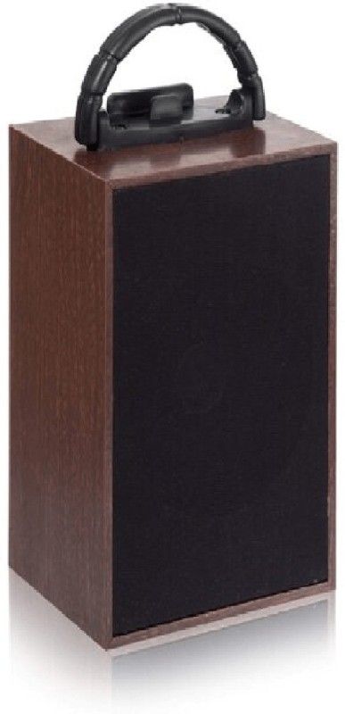 Bxeno Super Party Bluetooth Wooden Portable Wireless Splash-Proof Speaker 10 W 5 W Bluetooth Speaker  (Brown, Stereo Channel)
