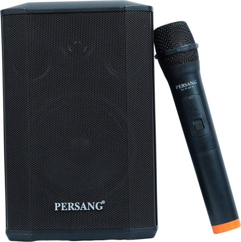 Persang Soundbox 2.0 | Dual Woofers | Deep Bass Speaker with Mic | 6 EQ Modes | Orange 18 W Bluetooth PA Speaker  (Orange, Stereo Channel)