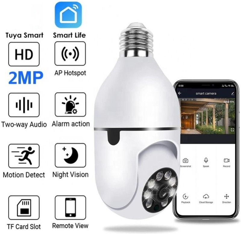 Okxmz Ip Smart Wireless Wifi Camera Smart Tracking 1080P HD Light 360 Panoramic Security Camera  (64 GB, 1 Channel)