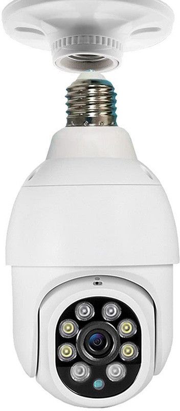 IC PLUS WiFi Outdoor CCTV Bulb Camera Full HD 1080P Wireless Wi-Fi IP Camera Security Camera  (128 GB, 1 Channel)
