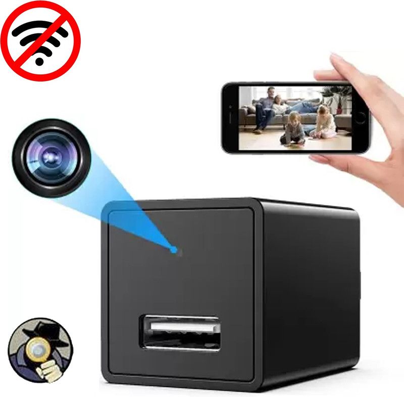 Point Zero Hidden USB Wall Charger Spy Camera with 720p HD Video 32GB Support Without WIFI Security Camera  (NO GB, 1 Channel)