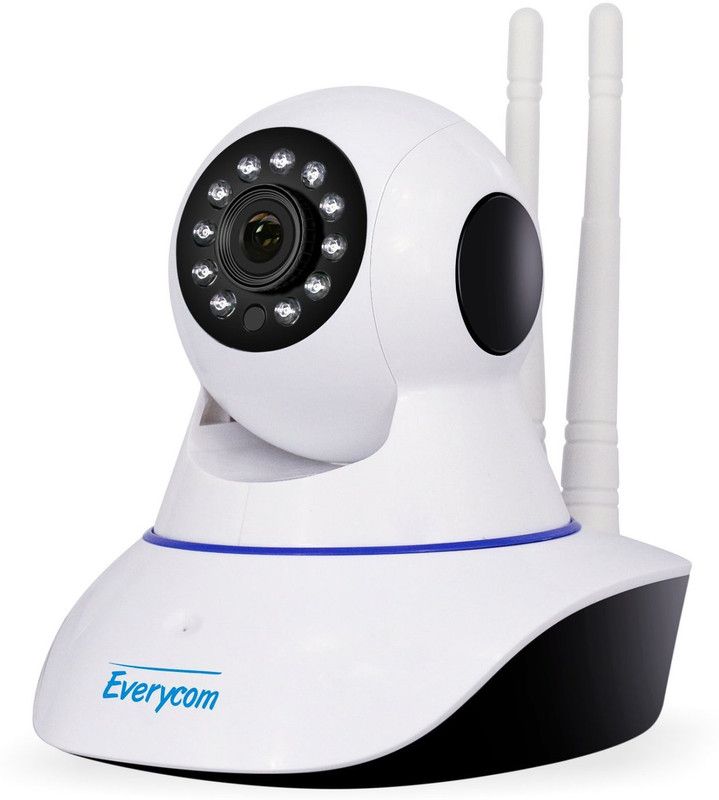 EVERYCOM Wireless 720P HD Wifi Video Monitoring IP Camera With 2 Way Audio For Your Home | Baby | Pets | Business Security Camera  (1 Channel)