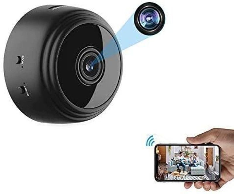 SIOVS Mini WiFi Spy Camera HD 1080P Wireless Hidden Camera Video Camera Small Nanny Cam with Night Vision and Motion Activated Indoor Use Security Cameras Surveillance Cam for Car Home Office Spy Camera  (64 GB, 1 Channel)