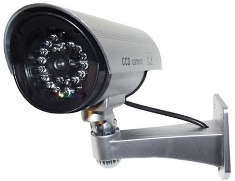 SUKHAD Realistic Look Dummy Security CCTV Bullet Camera with LED Light Indication Security Camera