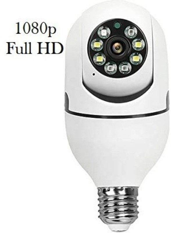 PAROXYSM Wireless WiFi Bulb Holder SPY 5.0MP CCTV Camera Night Vision Remote Live Viewing Security Camera  (64 GB, 1 Channel)