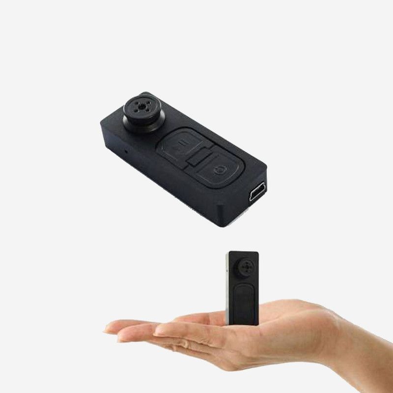 SATTOBISION Mini Spy Hidden Button Camera with SD Card Support Security Camera  (1 Channel)