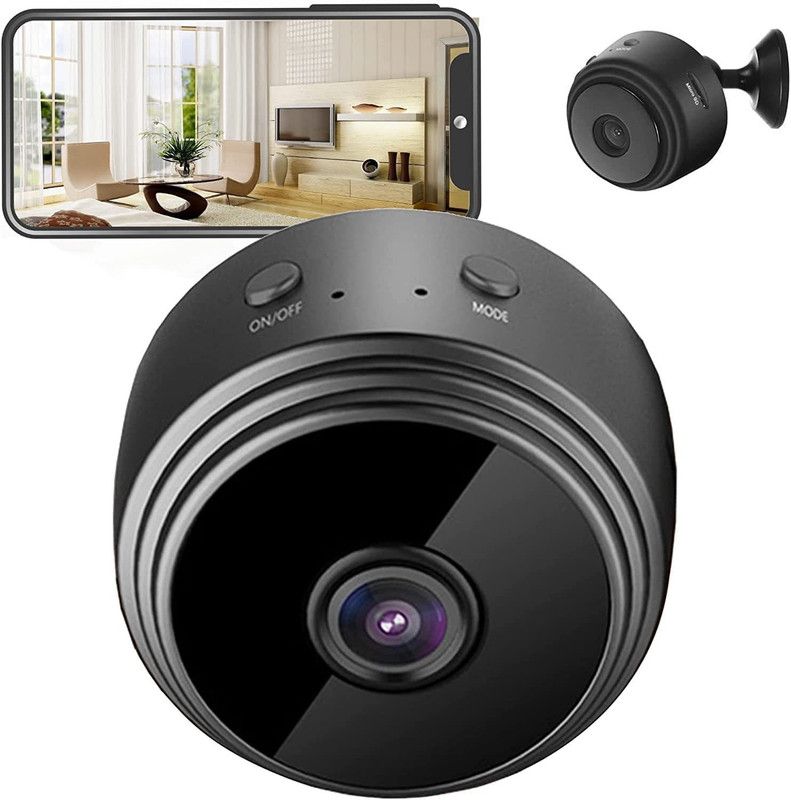 AVOIHS 1080p HD Wifi Wireless Spy Hidden Min Built-in Battery Night Vision Support 64GB Security Camera  (64 GB, 1 Channel)
