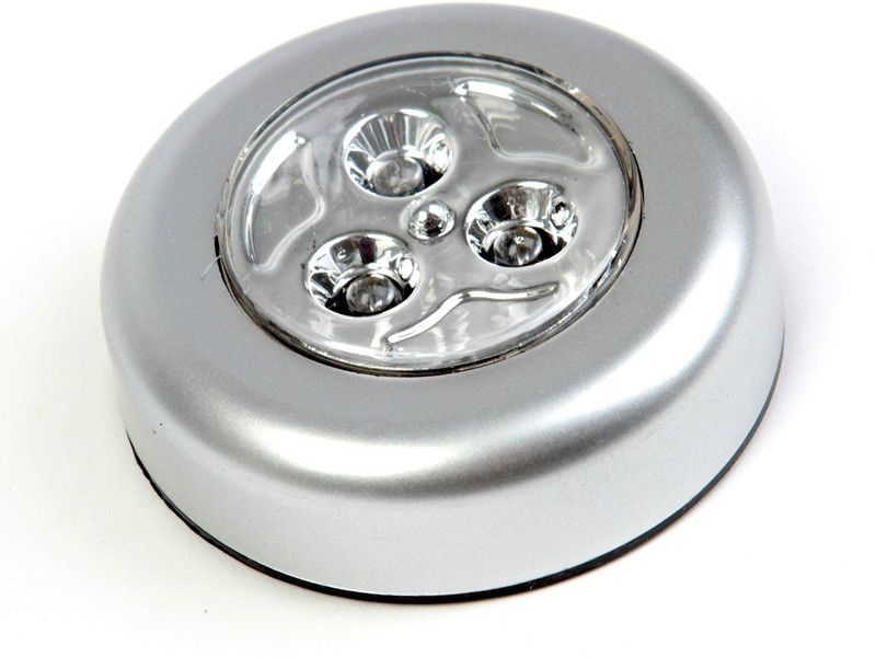 SEVENSPACE LED Push Touch Lamp Mini Round Emergency Light with Stick Tape - LED Spot Light Ceiling Lamp