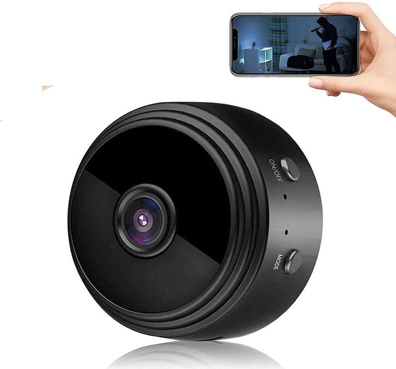AVOIHS Spy Camera Wireless WiFi Hidden Cameras Wireless 1080P Full HD Nanny Cam for Home Security Monitor Video Recorder 140 Angle Motion Detection Spy Camera Security Camera  (64 GB, 1 Channel)