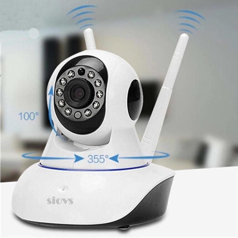 SIOVS Wireless HD Night Vision CCTV IP Security Camera Two Way Communication Security Camera  (64 GB, 1 Channel)