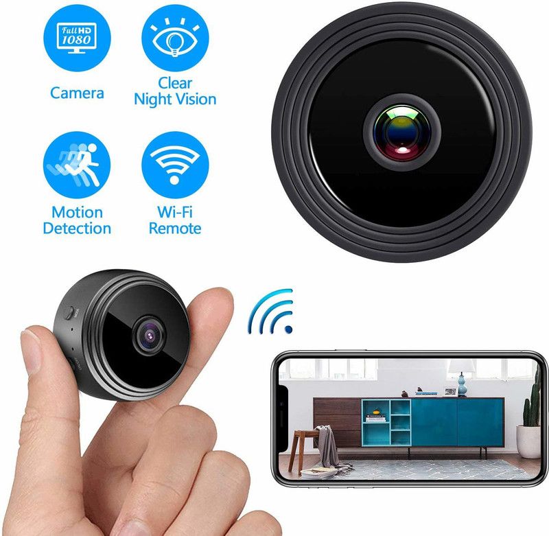 SIOVS 1080P Mini WIFI Spy Hidden Ip Camera DVR Night Vision Security Camera  (64 GB, 1 Channel)