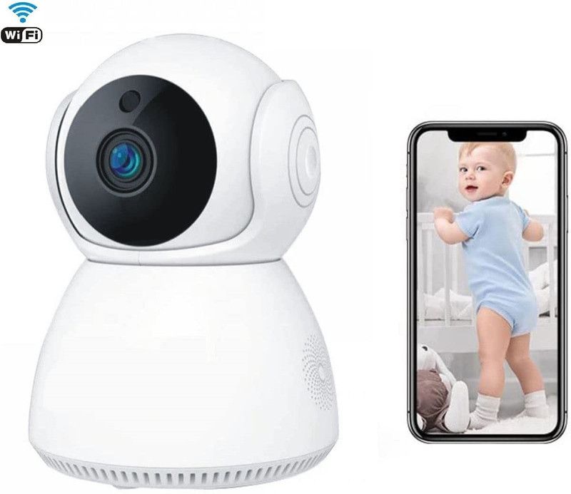 SROPX WI-FI Full HD 1080P Wireless 360° Rotate CCTV Watch Live Streaming, Night Vision Security Camera  (128 GB, 1 Channel)
