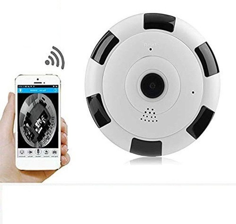 MPAR Wireless Camera 360 WiFi 1080P Outdoor Indoor Dome Camera Panoramic with Audio Security Camera  (64 GB, 1 Channel)