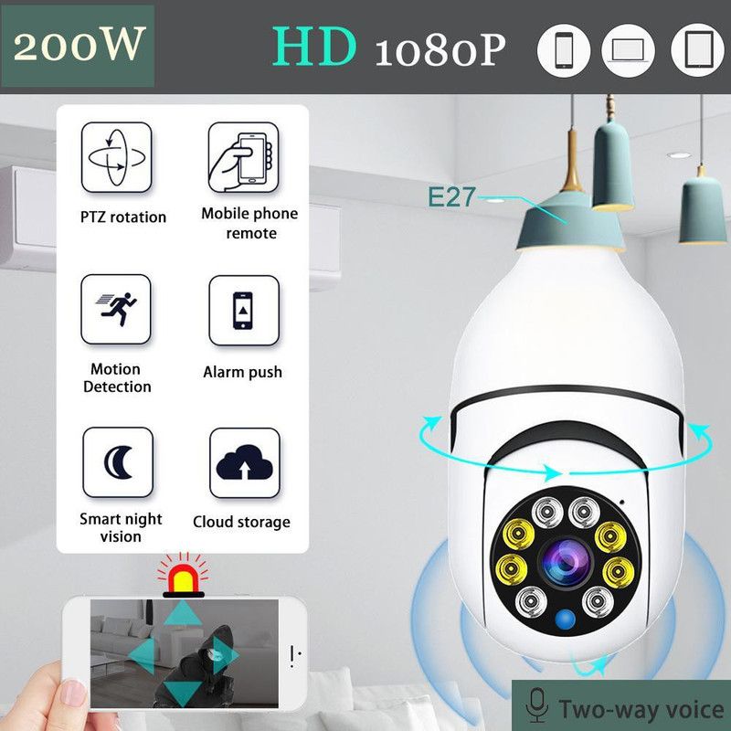 SIOVS WiFi Camera Indoor Outdoor PTZ CCTV 1080p Night Vision Security Camera Security Camera  (64 GB, 1 Channel)