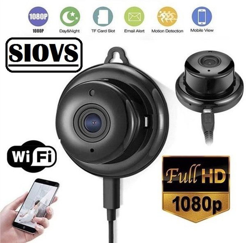 SIOVS Wifi Camera Mini Spy Camera Hidden Digital Video Security Camera Security Camera  (64 GB, 1 Channel)