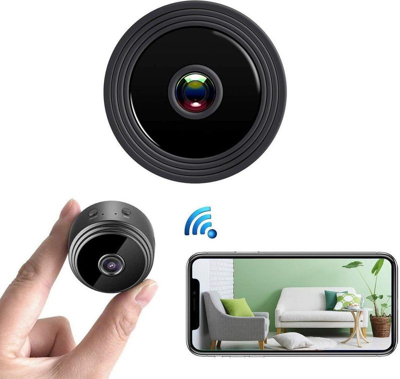 SIOVS Mini Camera, Wireless Cameras WiFi Cam HD 1080P Small Nanny Cam Security Camera  (64 GB, 1 Channel)