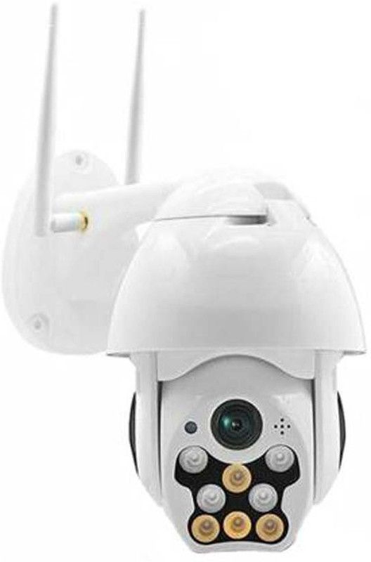 SecurityCare Outdoor PTZ Auto & Phone Control CCTV Security 1080P 2MP Surveillance Wireless Dual Antenna WiFi Camera, Pan/Tilt 4X Digital Zoom Outdoor Waterproof Color Night Vision Security Camera Security Camera  (64 GB, 1 Channel)