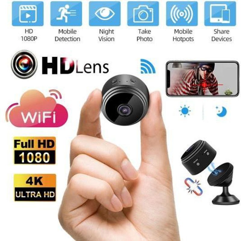 JRONJ HD IP Mini Camera Security Cameras Surveillance Camera Hidden Camera Security Camera  (64 GB, 1 Channel)
