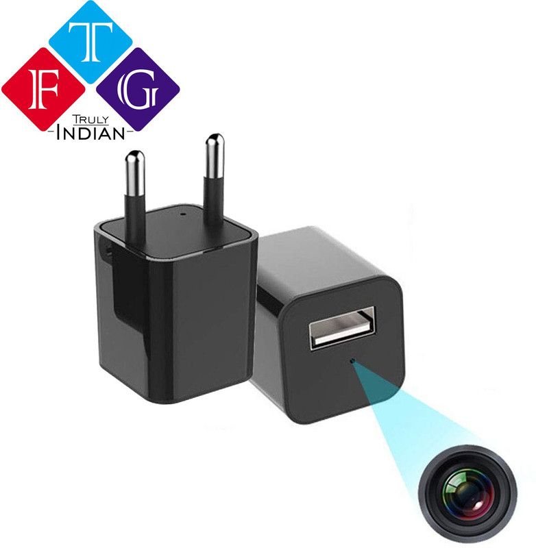 TFG Spy Charger Camera 720p Shape Hidden Video Audio Photo Spy Camera Without WIFI Security Camera  (NO GB, 1 Channel)