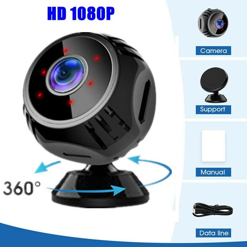SIOVS Mini Wifi Network Camera Smart Security Cctv HD Micro Wireless Hidden Security Camera  (64 GB, 1 Channel)