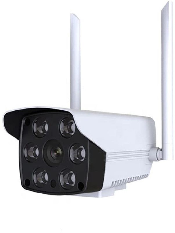 Bzrqx 1080p HD Ip Bullet Cctv Camera Remote Control Full Color Wireless Indoor Outdoor Security Camera  (128 GB, 1 Channel)