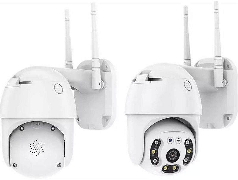 Bzrqx WiFi HD 1080P IP Camera 8 LED Infrared Zoom Night Vision Waterproof PTZ Rotation Spy Camera  (64 GB, 1 Channel)