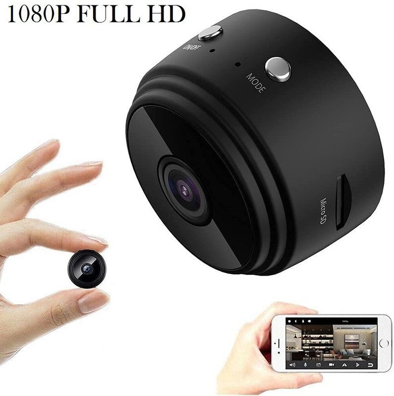 CTRZQ Mini Camera WiFi Wireless Camera Nanny Cam, 1080p HD Camera Home Security Security Camera  (64 GB, 1 Channel)