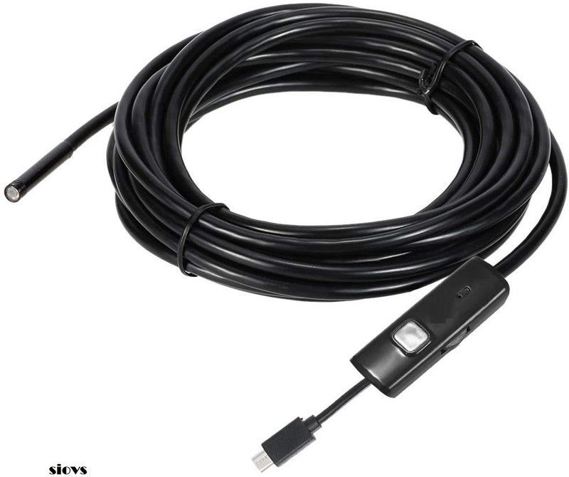SIOVS HD Mini Android Endoscope Camera 5M Inspection Video Camera Snake Borescope Security Camera  (1 Channel)