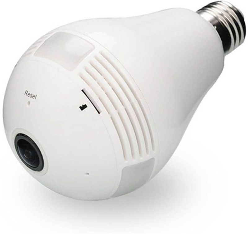 L'sDen ™ Wi-Fi Bulb Security Camera with Night Vision for Home/Office/Warehouse Security Camera  (128 GB, 1 Channel)
