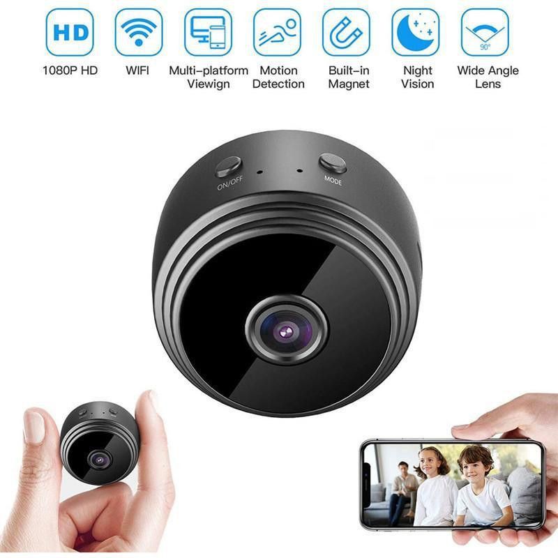 SIOVS Mini Wifi Full HD Spy Hidden Total Wireless CCTV Camera For Home Spy Cameras Security Camera Security Camera  (64 GB, 1 Channel)