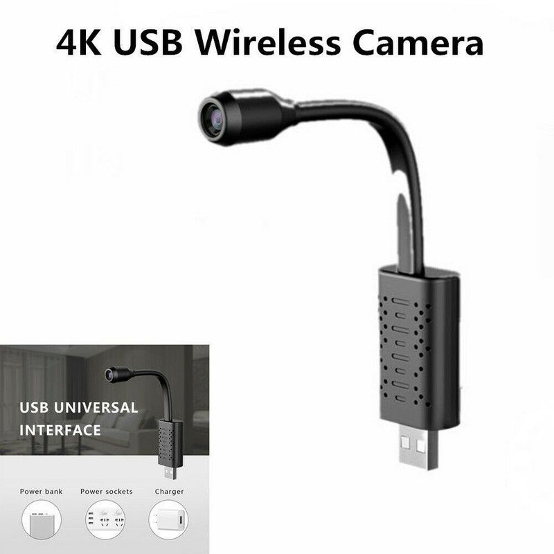 SROPX 1080p HD USB Universal Interface WiFi Mini Camera 120° Wide-View-Angle Spy Camera  (64 GB, 1 Channel)